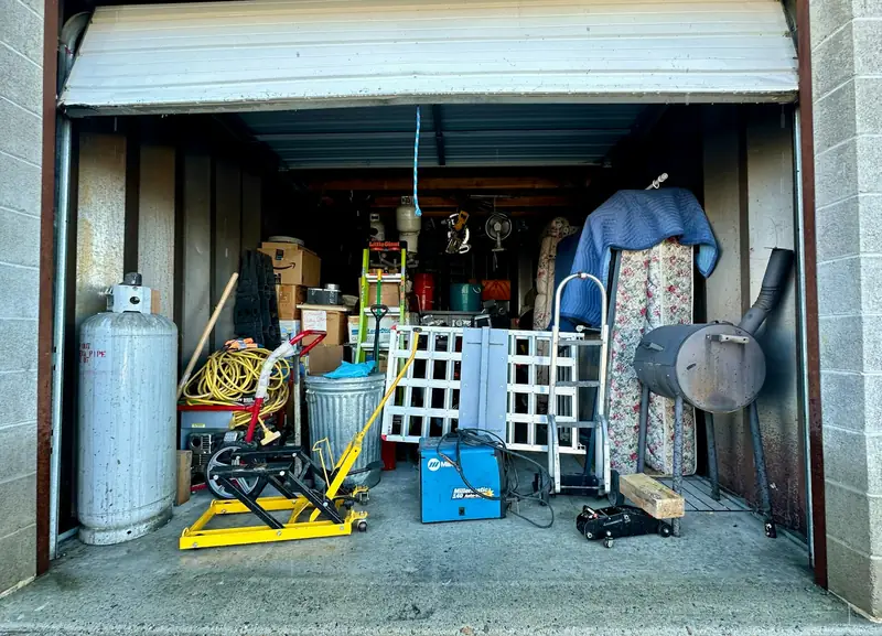 Hoarding situation garage before cleanout NYC